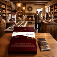 Boîte de Truffes au Chocolat Assorties pour Anniversaire, Cadeau Gourmand pour Femmes et Hommes, Panier Cadeau Alimentaire, Bonbons Crémeux au Ganache au Lait