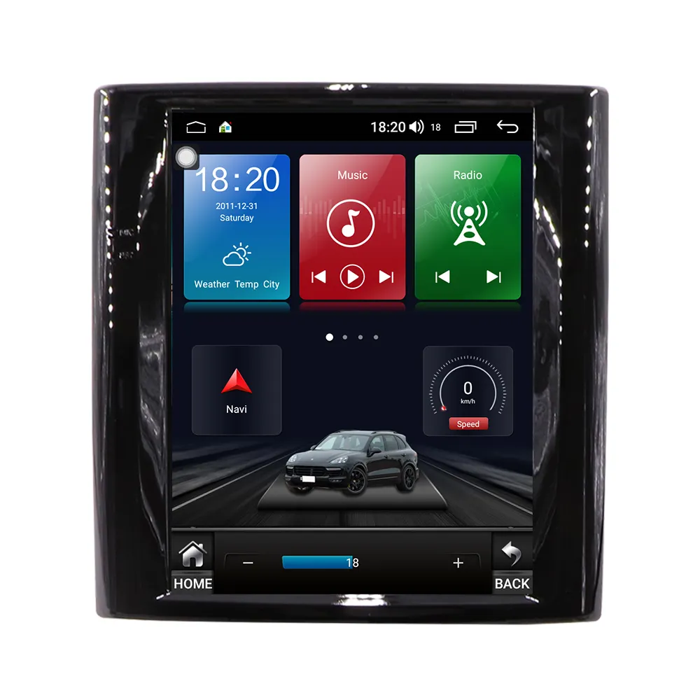 Pemutar Audio Radio DVD Mobil Android, untuk Porsche Cayenne 2011-2017 dengan Wifi Playstore Navigasi GPS