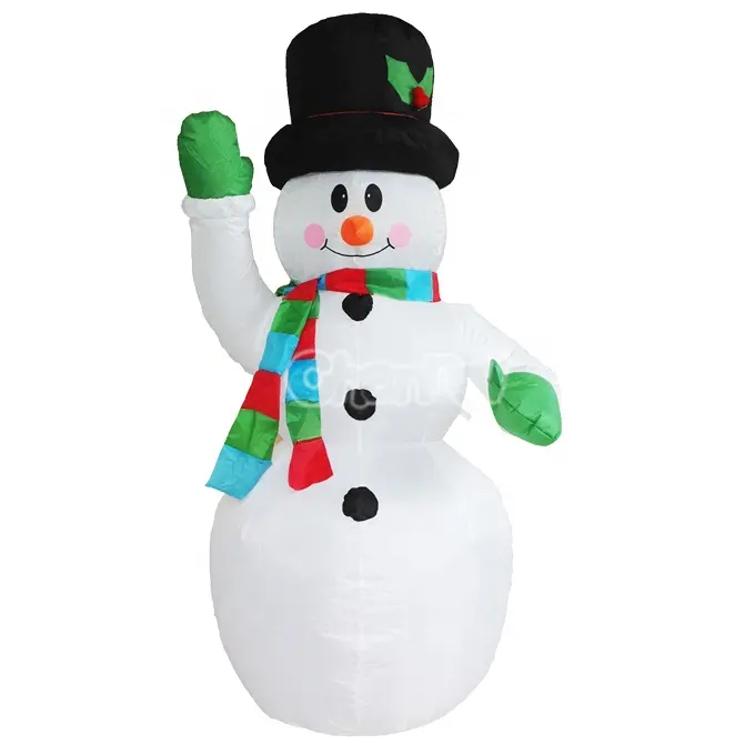 5 футов Санта-Клаус Снеговик Бамбл танцы уличные украшения Надувные Рождество