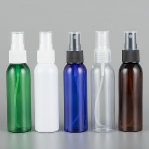 빈 재활용 저렴한 30ml 50ml 60ml 100ml 120ml 작은 짜기 헤어 오일 PET 스프레이 뚜껑이있는 흰색 검정색 플라스틱 스프레이 병 - Product Image 1