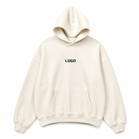 Sweat à capuche personnalisé de haute qualité pour hommes, coupe oversize, style vintage, effet délavé, en molleton français, streetwear