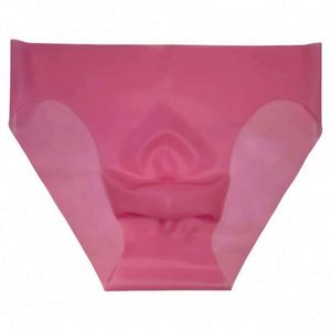 Slips de couleur de peau <span class=keywords><strong>en</strong></span> <span class=keywords><strong>Latex</strong></span> Transparent sous-vêtements <span class=keywords><strong>en</strong></span> caoutchouc concave-convexe pour hommes couture sans couture une pièce - Product Image 3