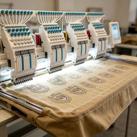 Machine à broder informatisée prête à l'emploi pour atelier, machine à broder les casquettes pour les entreprises de vêtements personnalisés
