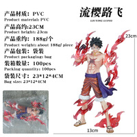 Figura de Acción de PVC de 23 cm de Monkey D. Luffy, Personaje Icónico del Anime Japonés, Modelo de Juguete de Gran Venta
