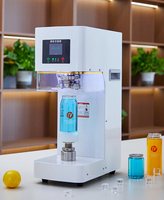 Nouvelle machine de scellage automatique pour canettes de soda et pots, scelleuse de canettes avec support de tasse pour boissons au thé à bulles