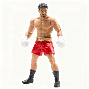 Statuetta Personalizzata 3D di Boxer, Giocattolo d'Azione Pugilato, Design OEM, Figura d'Azione di Boxe, Statuetta in Plastica e Vinile Anime - Product Image 2