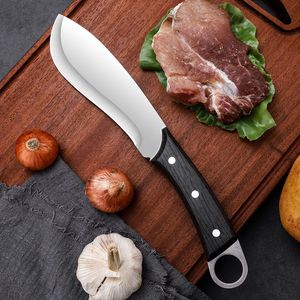 Outdoor Forged Stainless Steel Meat Cleaver 16.3 Cm Blade Sharp Household Butcher Knife For Pig Slaughtering And Camping Use - Product Image 3