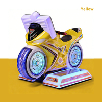 Machine de jeu de course de motos à monnayeur pour enfants, manège d'arcade dynamique 3D à balançoire, version anglaise 1 an, pour parcs d'attractions et centres commerciaux
