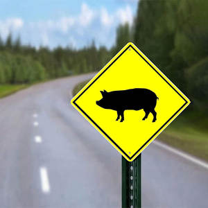 لافتة تحذير أمان عاكسة صفراء على شكل ماسة قابلة للطي ومرنة للوقوف، بيع بالجملة من المصنع - Product Image 6