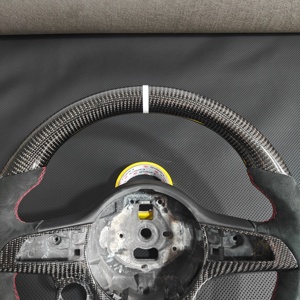 TY para Giulia Stelvio <span class=keywords><strong>Tonale</strong></span>, Accesorios Interiores para Automóvil, Modificación de Estilo Deportivo, Volante Personalizado de Fibra de Carbono Real - Product Image 4