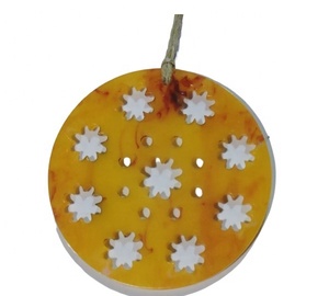 Article suspendu de noël en résine jaune de différentes formes, Design le plus cher, décoration intérieure, Collection d'articles - Product Image 4