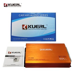 Kuerl เครื่องขยายสัญญาณเสียง4ช่อง4x80W CTC-9800 12V สำหรับรถทุกคัน - Product Image 5