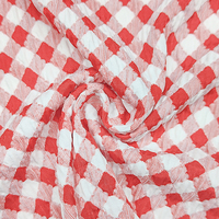 Design personnalisé T Shirt Jacquard Poly Material, fabricant chinois Tissu Jacquard tricoté en polyester à vendre/