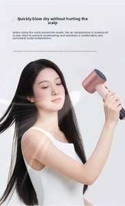 Sèche-cheveux professionnel silencieux avec diffuseur de boucles, écran couleur, certifié ROHS, 1300W, modèle sur pied (norme UK) - Product Image 2