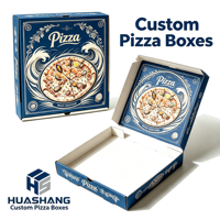 Scatole per Pizza in Cartone Ondulato Usa e Getta, Prezzo di Fabbrica all'Ingrosso, Tutte le Dimensioni, Design Personalizzato, Scatole Stampate per Consegna Pizza