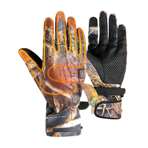 Camouflage Design Chauffé Étanche Doigt Complet Gants De Snowboard 7.4V 2600mah Batterie Équipement De Sports D'hiver Chasse-Vente En Gros - Product Image 1