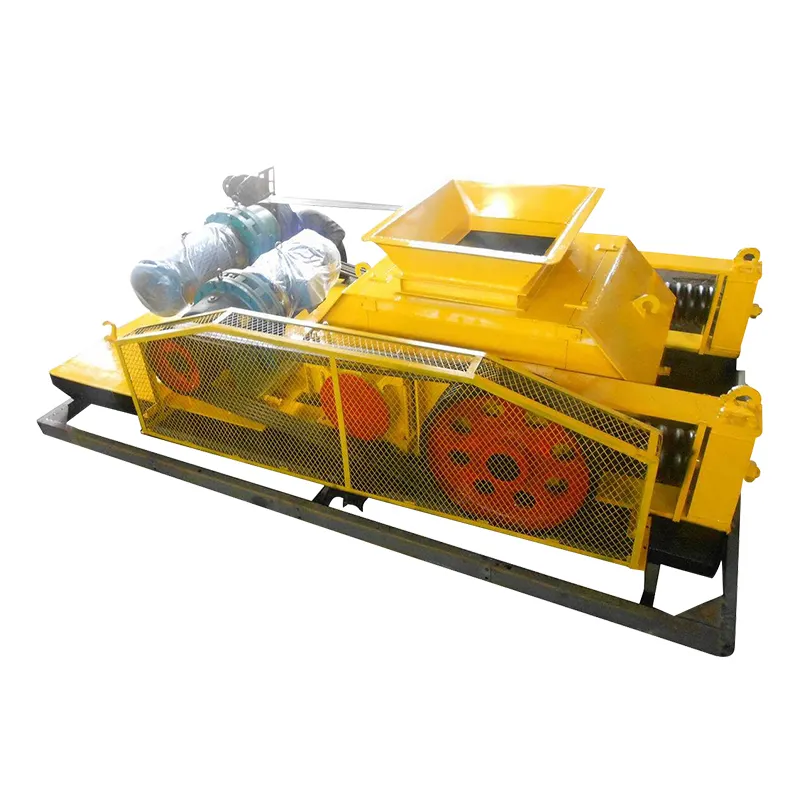 2pg Double Roller Crusher for Silica Stone Marble River Stone Granite