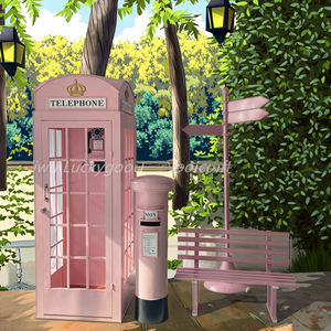 TY211111-1 Cabine <span class=keywords><strong>téléphonique</strong></span> rose vintage en métal, style Londres, pour décoration, personnalisable, en promotion - Product Image 4