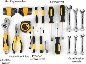 Thợ thủ công sửa chữa hoàn chỉnh bó tuốc nơ vít hộp đa năng 108 miếng Bộ dụng cụ gia đình với hộp công cụ cơ khí cầm tay - Product Image 4