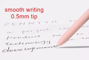 심플 모란디 학교 학생 맞춤형 개인화 젤 펜, 로고 맞춤 제작, 도매 문구류, 검정 잉크 볼펜 - Product Image 3