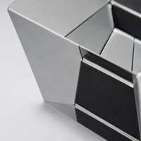 Prisme optique pentagonal en matériau K9 pour machine de mesure, rail de guidage, parallélisme, rectitude, erreur de travail, angle de 5 secondes d'arc