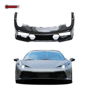 Excellent Quality Upgrade to V Vors Style Half Carbon Fiber Car Auto Parts Car Front Bumper for Ferrari 458 - Product Image 1