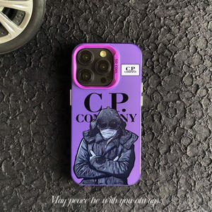 Cover di Design alla Moda per <span class=keywords><strong>iPhone</strong></span> XR XS 11 12 13 14 Mini 15 Pro Max, Accessorio Mobile CP Company Realizzata in PC Durevole - Product Image 5