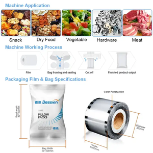 Macchina Automatica per Confezionamento e Pesatura Sottovuoto <span class=keywords><strong>di</strong></span> Prodotti Ittici Congelati <span class=keywords><strong>di</strong></span> Grado Alimentare per Pesce, Gamberi, Anelli <span class=keywords><strong>di</strong></span> Calamari, Seppie, Polpi - Product Image 2