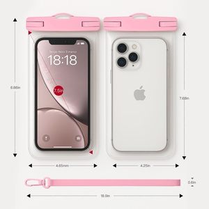 Pochette Téléphone Étanche IPX8 Flottante pour Extérieur, Écran Tactile Sous-Marin, Étui Transparent Ultraléger, Sac Étanche avec Cordon pour - Product Image 2