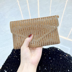 New Cross-border Fashion PU Mobile Phone <b>Bag</b> Full Chain Hand-held <b>Small</b> Square Cover Dinner <b>Bag</b> Polyester Daily Tanjing - Product Image 6