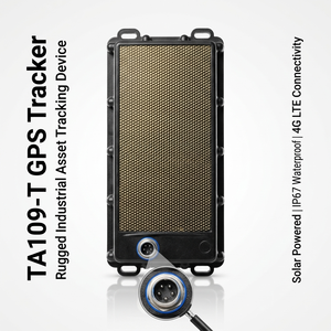 Traceur GPS 4G étanche IP67 pour remorques avec alarme <span class=keywords><strong>SOS</strong></span> et fonction de retrait, alimenté par panneau solaire - Product Image 1