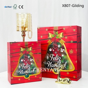 Pakaian Sehari-hari, Pakaian Ulang Tahun, Biru CMYK, Tali Kustom, Selamat Datang Ayah, Belanja Kembali, Tas Natal, Kertas - Product Image 3
