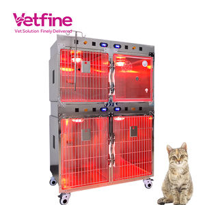 Cages et Niches pour Animaux de Compagnie, Incubateur Canin de Soins Intensifs, Cages à Oxygène Vétérinaires à 4 Portes, Chambre de Soins Intensifs pour Hôpital Vétérinaire - Product Image 1