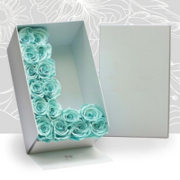 Boîtes personnalisées avec impression couleur intégrale, couvercle et fond, boîtes à fleurs de haute qualité, recyclables, emballage en carton, boîte cadeau pour femme, amoureuse