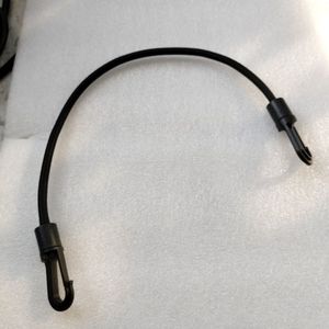Tow <b>Hook</b> Elastic Rope With <b>Snap</b> <b>Hooks</b> 5Mm 25Cm For Boat Kayak Canoe Outdoor Use Steel Material - Product Image 1