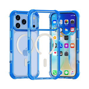 เคสแม่เหล็กสีสันสดใสสำหรับ iPhone 18 Pro Max ฝาหลังอะคริลิกใสสำหรับ iPhone 18 Pro, 17 Pro Max, 16, 15 - Product Image 2