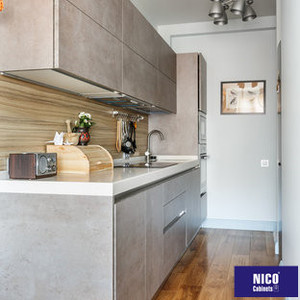 NICOCABINET Gabinetes de Cocina Canadienses de Madera Sólida, Estilo <span class=keywords><strong>Montreal</strong></span>, con Mármol Artificial, Bisagras de Cierre Suave y Cajones de Extensión Completa - Product Image 6
