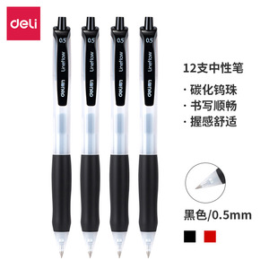 Deli A08 Gel Ink Pen 0.5mm Bullet Tip Blue Student Office Writing Pen - Product Image 5