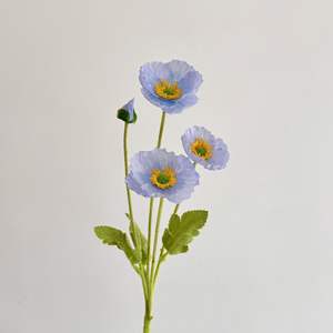 Artificial Silk Flowers 4 Branches Corn poppy Flowers for Wedding Home Decoration <strong>floral</strong> Arrangement Decor - Product Image 6