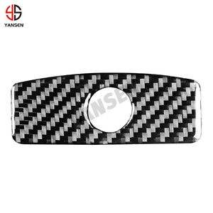 Karbon Fiber havasız ortam kabini kolu co-pilot pano paneli Trim şerit Sticker BMW E87 1 serisi E87 E82 E88 2008-2013 - Product Image 2