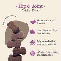 Friandises à mâcher pour chiens formulées par des vétérinaires pour la santé des hanches et des articulations, 120 unités, 1000 mg de glucosamine, pour la santé du cartilage, l'inflammation, le bien-être cardiovasculaire