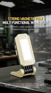 CITICITY USB Rechargeable Portable <b>LED</b> Workshop Lantern <b>Work</b> <b>Light</b> Type C Magnet Cable Power Bank Function Flashlight Cold White - Product Image 2