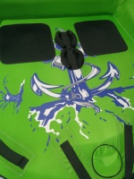 Bateau gonflable remorquable pour 2 personnes, canapé, tube de ski nautique, luge pour sports nautiques sur lac et mer