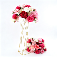 Boule de fleurs artificielle personnalisée ODM, imprimée, pour la décoration d'événements de mariage