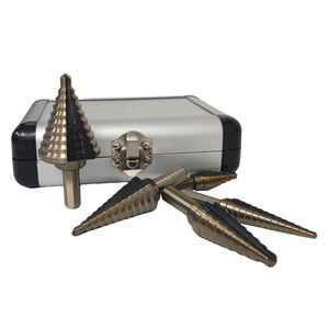 Juego de brocas espirales tipo pagoda al por mayor con vástago triangular escalonado nitrurado en negro, herramienta de escariado, brocas negras - Product Image 3