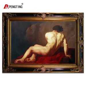 Alta qualidade pintados à mão Jacques-Louis David Male Nude conhecido como Pátroclo homens nus pintura a óleo reprodução