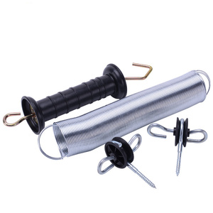 Kit de poignée de portail à <span class=keywords><strong>ressort</strong></span> pour clôture électrique galvanisée HPSFENCE, ensemble de portails extensibles pour clôture de pâturage agricole pour bovins et chevaux - Product Image 2
