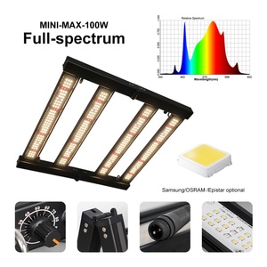 Lámpara de Cultivo LED Plegable de Espectro Completo de 4 Pies para Interiores, Regulable, para Sistemas de Cultivo Hidropónico en Invernaderos - Product Image 6