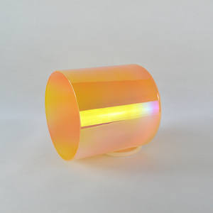 Bols chantants en cristal de quartz HF, accordés aux chakras, octave 3ème 4ème, lumière cosmique d'aube, bols chantants en cristal clair pour la guérison sonore - Product Image 3