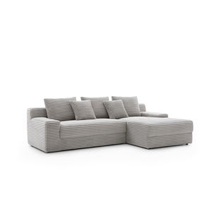 طقم كنب زاوية مودرن بتصميم عصري فاخر، أثاث منزلي لغرفة المعيشة والفلل والصالات - Product Image 3